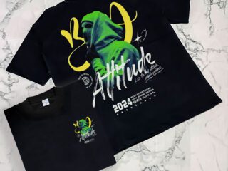 SELF Attitude Logo Design Drop Shoulder