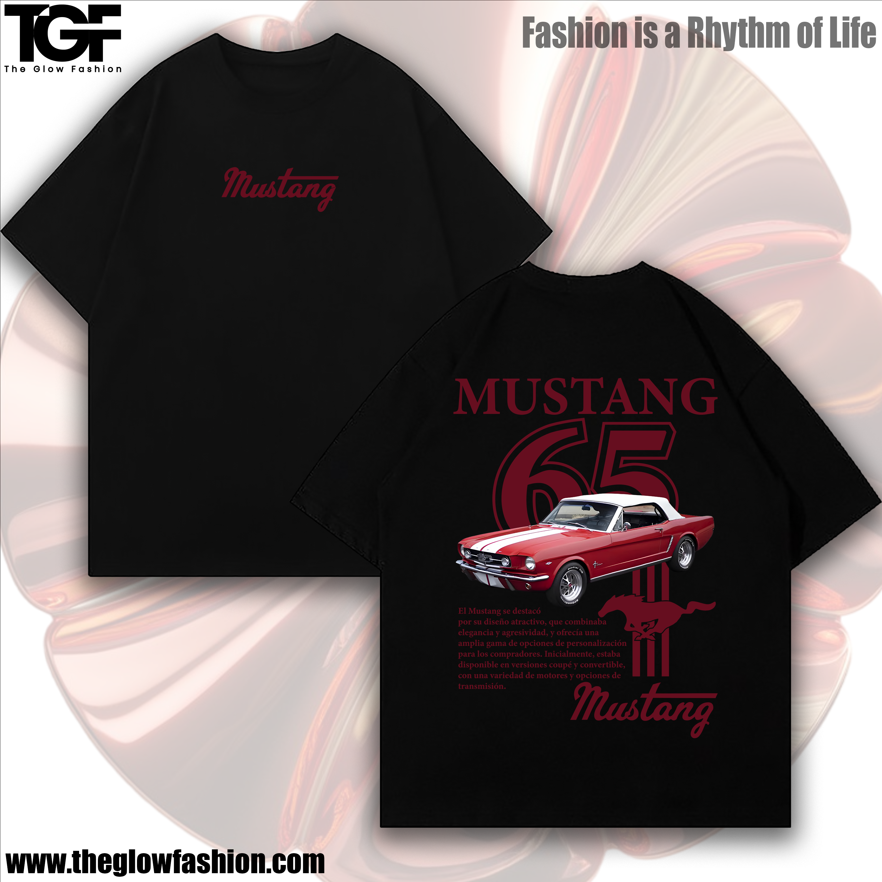 Mustang Drop Shoulder T-Shirt