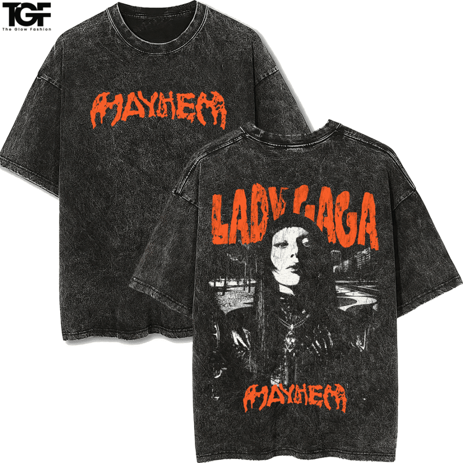 Ash Black Acid Wash Tee – Heavyweight Street Fashion
