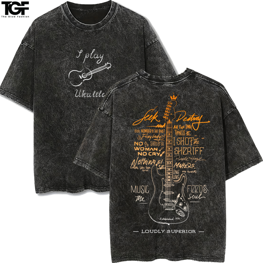 Raw Edge Acid Wash Oversized Tee – Cotton Rich Feel